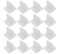 iplusmile 20 Pièces Plastic Playpen Stabilizer Base Anti-Skid Fixator for Puppy Fences No Drill Installation Support Feet with Adhesive Pads