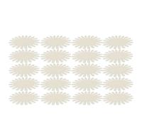 iplusmile 20 Pièces Roue D'échantillons D'ongles Présentoir Polyvalent en Plastique Ovale Blanc 20 Tips pour Nuancier de Vernis à Ongles, pour Écoles de Beauté et Expositions