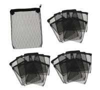 iplusmile 20 pièces Sachet Filtrant Réutilisable pour Aquarium Ensemble Cordon de Serrage Filtration et Durable pour Poissons et Aquariums