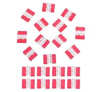 iplusmile 20 Pièces Self-adhesive Transparent Acrylic Hinges With Double-sided Tape Small Kitchen Cabinet Hinges For Cupboard Freezer Wardrobe Childproof Locks Quiet And