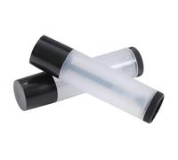 iplusmile 20 pièces Tube à Lèvres Vide Noir et Transparent Contenant Rechargeable pour Soin des Lèvres DIY Flacon Plastique Léger et Portable avec Mécanisme Rotatif Pratique