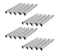 iplusmile 20 Pièces Tubes de Peinture en Aluminium Blanc 30ml | Rechargeables, Résistants aux Chocs, pour Mélanges Personnalisés et Restes de Peinture, Voyage, Croquis