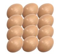 iplusmile 20 pièces Œufs Factices pour DIY Décoration de Pâques Œufs à Peindre Simulés Accessoires de Fête