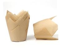 iplusmile 200 pièces Caissettes Cupcakes Papier Huile Supports Résistants Chaleur pour Muffins Gâteaux et Pâtisseries Accessoires de Cuisine et Jetables