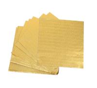 iplusmile 200 Pièces Papier Aluminium Or pour de Bonbons et Chocolat Alimentaire et Étanche pour et