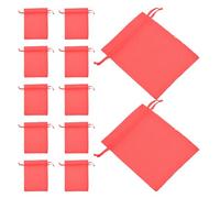 iplusmile 200 Pièces Sachets Organza Rouge Pochettes Bijoux à Cordon Sacs Cadeaux Fête Pochons Stockage Colliers Pochons Dragées Mariage