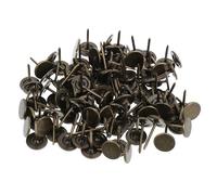 iplusmile 200 Punaises de Tapissier à Tête Plate en Métal Bronze Antique 11 MM X 17 MM Clous Décoratifs pour Meubles Fixation Renforcée pour Canapé Lot de 200 Pièces pour Décoration