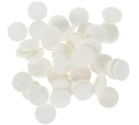iplusmile 200pièces Coussinets Coton Absorbants pour Diffuseur Aromathérapie Recharges Rondes Blanches Adaptées Pendentifs Pads Remplaçables pour Parfum Intérieur et Huiles Essentielles