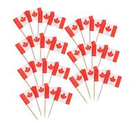 iplusmile 200Pièces Drapeaux de Cure Dents Décoratifs pour Cupcakes Décors Élégants pour Gâteaux Accessoires de Fête Multi Fonctions Parfaits pour Anniversaires et Événements Festifs