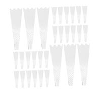 iplusmile 200pièces Pochette Pour Bouquet Transparente Sachets Pour Fleurs Doubles Pour Insertion Facile Pour Roses Tulipes Et Occasions Spéciales