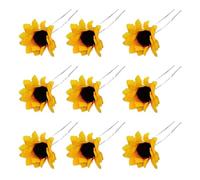 iplusmile 20pièces Épingles à Cheveux Tournesol Épingles Marguerite Artificielles Forme de U pour Coiffure Mariage Accessoires Cheveux Fleuris pour Femmes Festivals et Fêtes