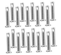 iplusmile 20pièces Goupille Clevis Acier Inoxydable À Tête Plate Avec Trou Fixation Solide Pour Diy Et Industrie