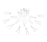 iplusmile 22 Pièces Embouts de Pyrogravure de Remplacement à Haute | Alliage Chrome-nickel, Pointes Filaires 1mm, Transfert Thermique Précis, pour Bois Dur et Outils