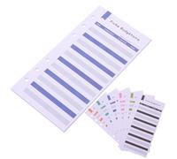 iplusmile 24 feuilles Cartes Budget Françaises Recharge Cahier Budgetier Multi-usage Budget Pochette Coordinateur pour Administration Financière