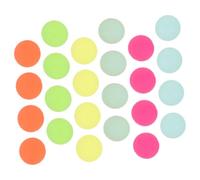 iplusmile 24 pièces Lot de Balles Rebondissantes Lumineuses Phosphorescentes Surface Mate Sensoriel Antistress pour Fête et Détente Couleurs Aléatoires Couleur Aléatoire Couleur Aléatoire