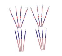 iplusmile 24 pièces Lot de Crayons Bois Drapeaux Américain et Britannique Crayons Patriotiques pour École et Fête Du Juillet Designs Ludiques et Sécurisés pour Garçon Fille Utilisation