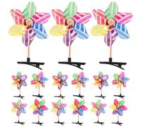 iplusmile 24 Pièces Pinces à Cheveux de Moulinet en Plastique et Fer, Faciles à Tenir et Résistantes, Accessoires pour Cheveux Mignons pour Filles à L'école Rendez- Style Aléatoire