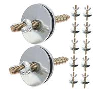 iplusmile 24ensembles Kit De Vis De Fixation pour Cage à Oiseaux Écrous Métalliques Robustes pour Perchoirs Et Mangeoires Jeux De Vis Et Boulons pour Assemblage De Cages