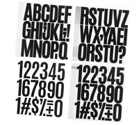 iplusmile 24feuilles Lettres Autocollantes Vinyle Chiffres Repositionnables Alphabet Pour Boîtes Aux Lettres Décoratifs Pour Voitures Et Fenêtres Stickers Alphabet Et Chiffres