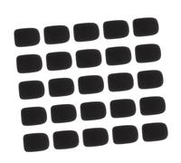 iplusmile 25 pièces Bonnettes Mousse Souple pour Protection Souffle et Poussière Noir