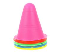 iplusmile 25 Pièces Cônes D'entraînement pour Patinage en PE Base Plate Stable et Design Creux, pour Parcours d'obstacles en Intérieur et Entraînement Garçon et Filles