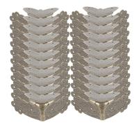 iplusmile 25 pièces Protections Angle Protège Coins Vintage Motif pour Boîtes Bois Coins Décoratifs Rétro pour Meubles et Coffrets
