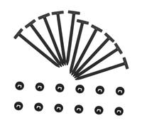 iplusmile 250 Pièces Nylon Cable Tie Buckles Kit Auto Zip Tie Clips With Self-locking Push Mount For Trunk Repair Wire Management Garage Use