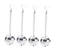iplusmile 2paires Lot De Boucles Oreilles Pendantes Style Disco Ornements Vintage Accessoires Pour Femme