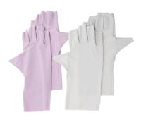 iplusmile 2Paires Protection UV de Doigts Gel pour Ongles Confortables et Respirants Idéaux pour Nail Art et Activités