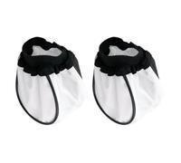 iplusmile 2pcs Abat-Jour en Tissu Rond Blanc pour Flash D'appareil Photo, Léger et Lavable, Couverture Douce Portable pour Photographie