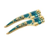 iplusmile 2pcs Conseils De Faux Ongles Vintage Pour Le Cosplay Costume Anciens Nails Pour La Performance