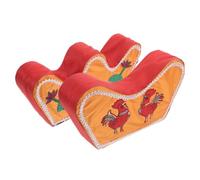 iplusmile 2pcs Coussin de Cercueil, Coussin Mort en Tissu, Haute Résistance, Design Portable, pour Funérailles et Offrandes, Accessoire Funéraire pour Personne Décédée Âgée