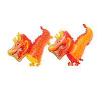 iplusmile 2pièces Ballon Dragon Chinois Décoratif Lot Pour Fête Du Nouvel An Anniversaire Design Léger Et Facile à Gonfler