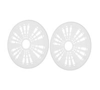 iplusmile 2pièces Bouchon De Machine à Laver Couvercle De Bouchon Essorage Blanc Lot De Accessoire De Pièce De Repassage Pour Vêtements
