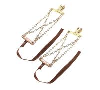 iplusmile 2pièces Chaînes à Neige Pour Pneus Automobiles Kit De Sécurité Antidérapant Pour Routes Enneigées Facile à Installer Transporter