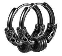 iplusmile 2pièces Créoles Pour Homme Motif Dragon Inoxydable Lot De Petites Créoles Bijoux Fantaisie