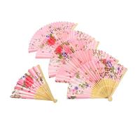iplusmile 2Pièces Éventail Soie Chinoise Motifs Accessoires De Danse Décoration De Style Aléatoire Parfait pour Projets Artistiques Et Événements Culturels