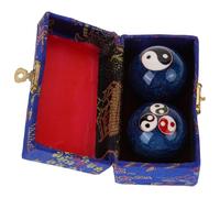 iplusmile 2pièces Lot De Petites Balles De Gymnastique Manuelle Pour Seniors Outil Exercice Pour Mains Design Feng Shui