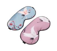 iplusmile 2pièces Masque De Sommeil Souple Et Hypoallergénique Bandeau De Sommeil Pour Oculaire Bloque La Lumière Confortable Pour Dormir