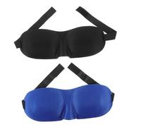 iplusmile 2Pièces Masques pour Adultes Lot de Masques Lumière Confortables et Ajustables Accessoires de Voyage Idéaux et Hommes
