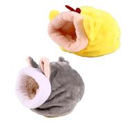 iplusmile 2pièces Nids pour Cochons Lit pour Hamster Petit Animal Accessoire Chaud Maison De Cage Nid Doux Grotte De Repos