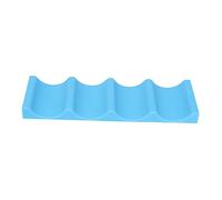 iplusmile 2Pièces Organisateur de Bouteilles Silicone Support à Canettes Bouteilles pour Réfrigérateur Garde Manger Bar Bleu