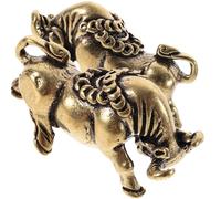 iplusmile 2pièces Pendentif Porte-clés Vintage Breloque Soi-même Artisanat Décoratif Objet De Bureau Laiton Suspension Unique