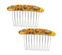 iplusmile 2pièces Petits Peignes à Chignon Français Avec Pointes Fer Pour Femmes Accessoires De Cheveux Décoratifs Pour Élégantes Et Looks Décontractés