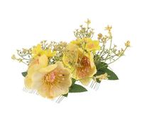 iplusmile 2pièces Pinces à Cheveux Hawaïennes à Fleurs Barrettes Latérales avec Fleurs Artificielles Ornements de Tête pour Mariage Accessoires Cheveux pour Femmes et Filles