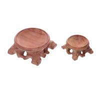 iplusmile 2pièces Présentoirs Bois pour Boules de Cristal Supports pour Globes Terrestres Présentoirs Décoratifs pour Œufs