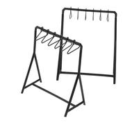 iplusmile 2Set Cintres Support pour Rangement et Organisation de Vêtements Accessoire Meuble Miniature pour Maison de Poupée Jeu Créatif et Éducatif