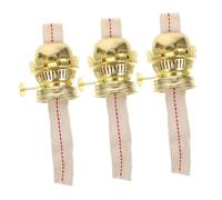 iplusmile 3 Ensembles Jeu de Brûleurs Réglables Alliage Aluminium pour Lampes à Pétrole Vintage avec Mèche Accessoires de Remplacement Durables pour Lampes à Kérosène DIY