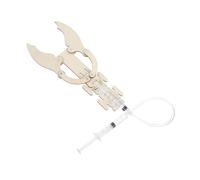 iplusmile 3 Ensembles Modèles de Bras Robotique Hydraulique Bois Kit DIY Bionique Mécanique Éducatif Stem pour Garçon Fille Apprentissage Mécanique et