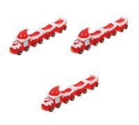 iplusmile 3 Ensembles Ornements De Train De Noël Miniature De Noël Décor De Noël Micro Décorations De Noël Décor De Nativité Cerf Mignon Figurine Scène De Noël Miniature Résine